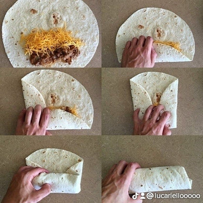 Le tortillas di farina artigianali 30 cm (18 pezzi) - Il Minareto Kebab