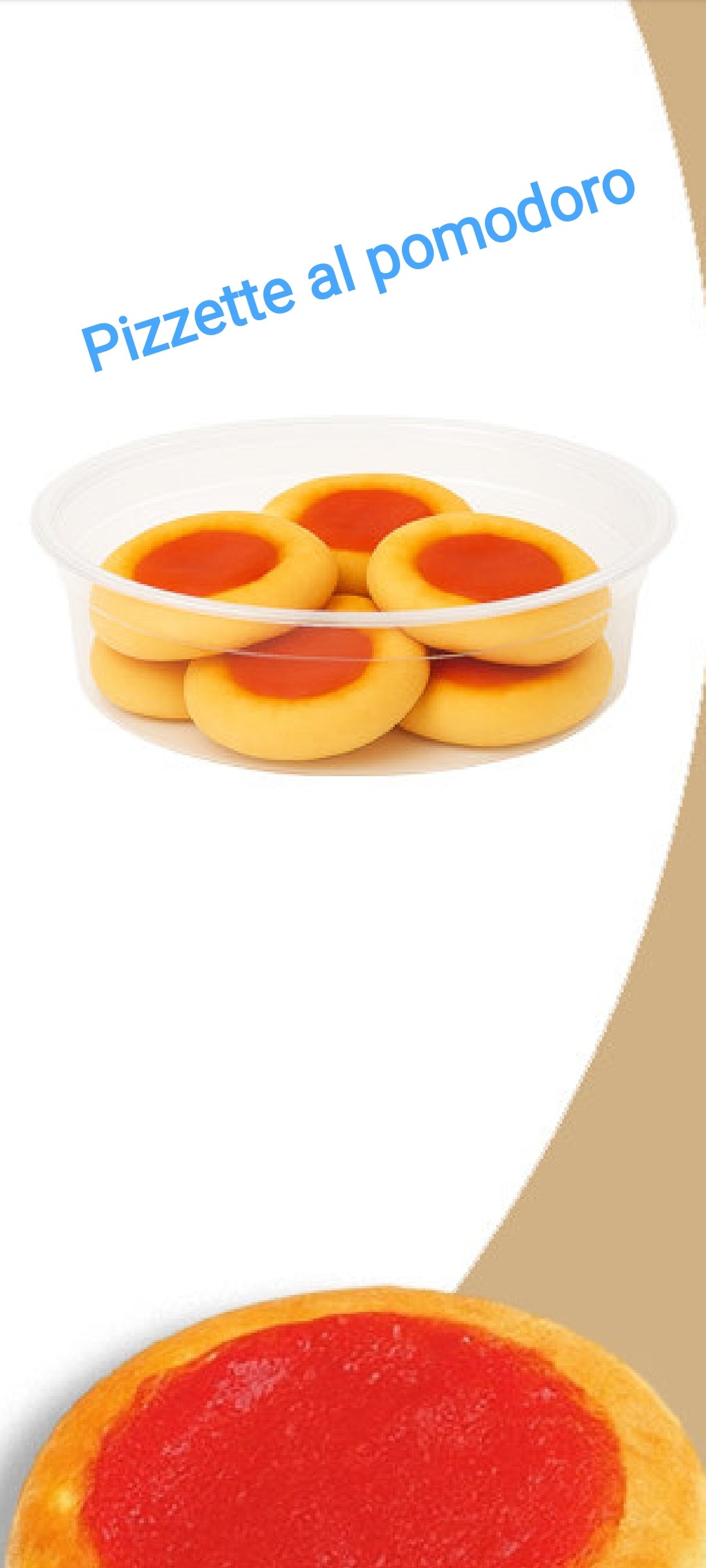 Pizzette al pomodoro 6 pezzi - 200 g