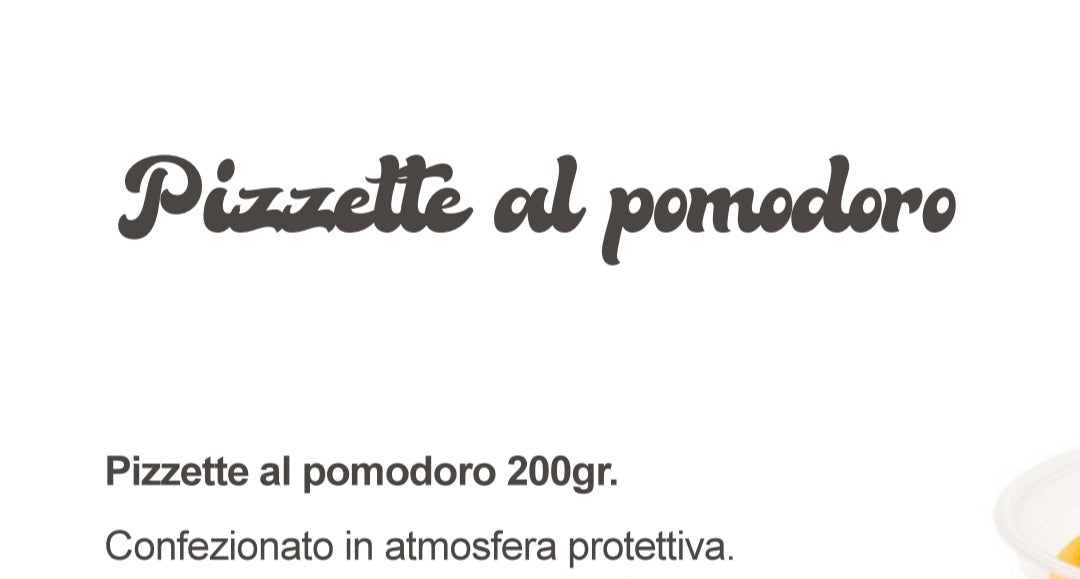 Pizzette al pomodoro 6 pezzi - 200 g