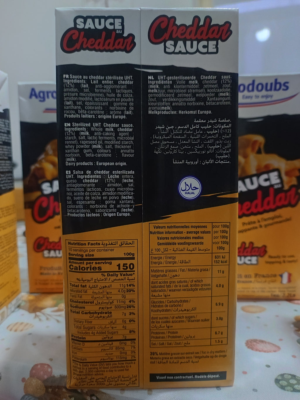 🧀 Salsa Cheddar in Brick – Gusto Intenso