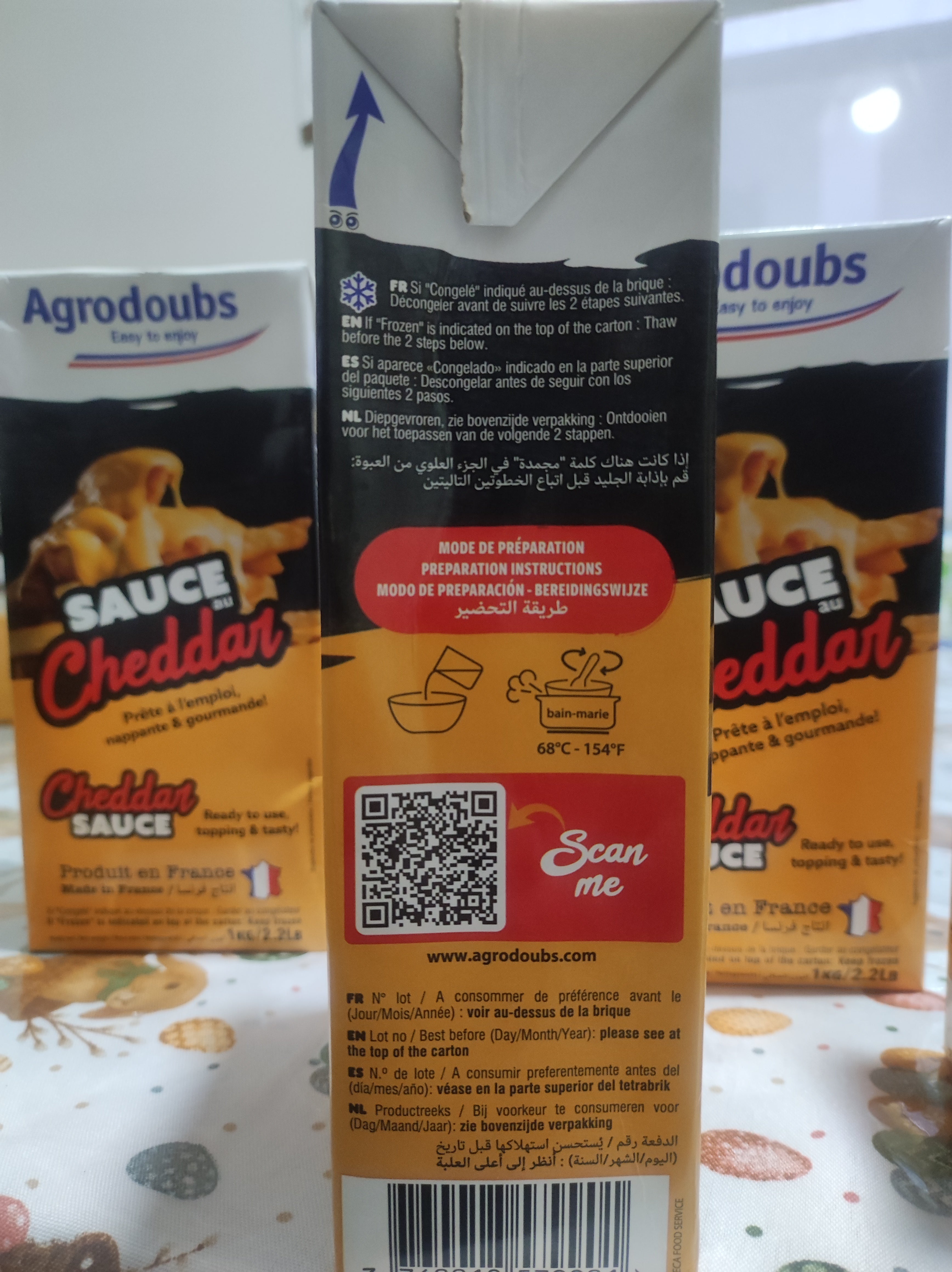 🧀 Salsa Cheddar in Brick – Gusto Intenso